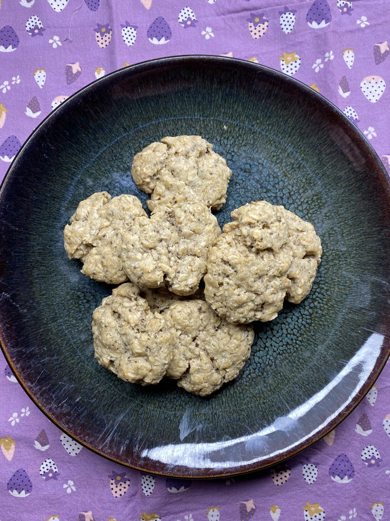 Oatmeal cookies on a plate